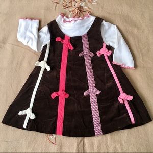 Rare Editions Girls 2pc Set Jumper, Size 12M